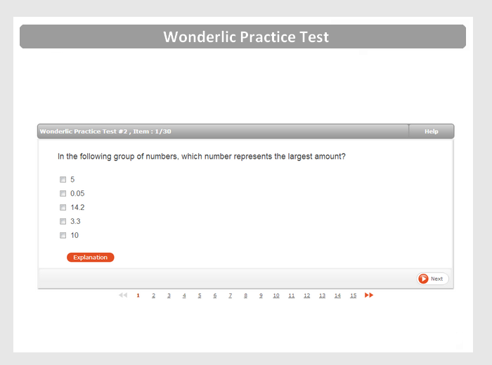 wonderlic personnel test score interpretation