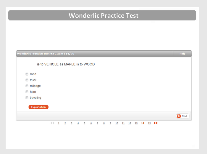 What kinds of questions does the Wonderlic Test consist of?