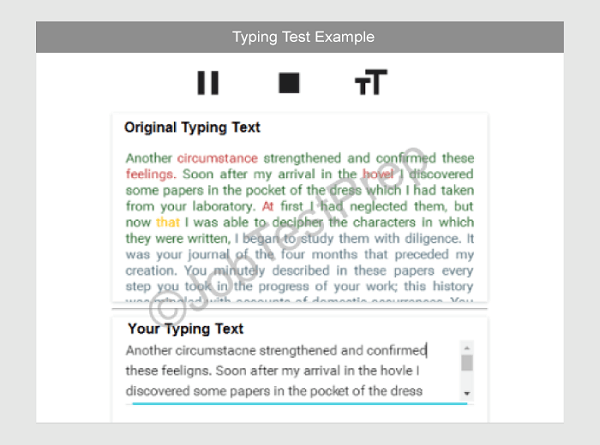 conduent typing test