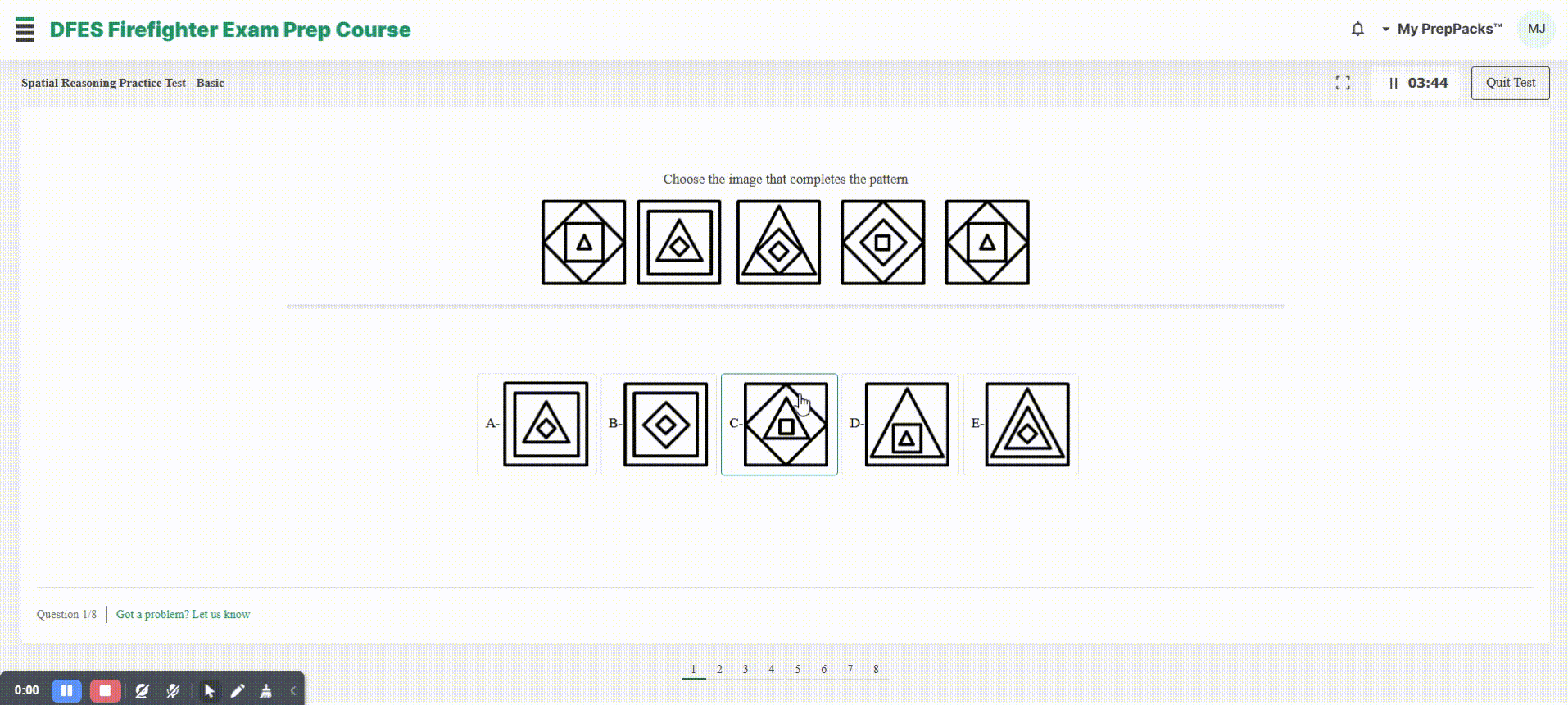 DFES COGNITIVE