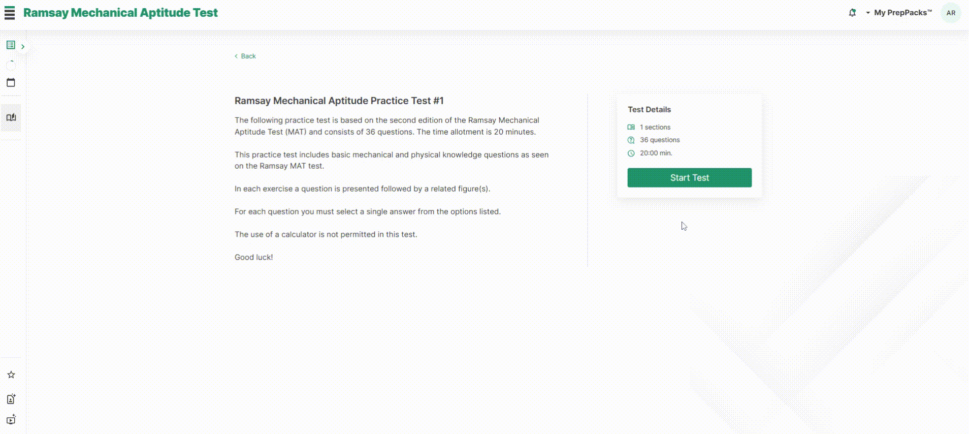 Ramsay Mechanical Aptitude Test PrepPack