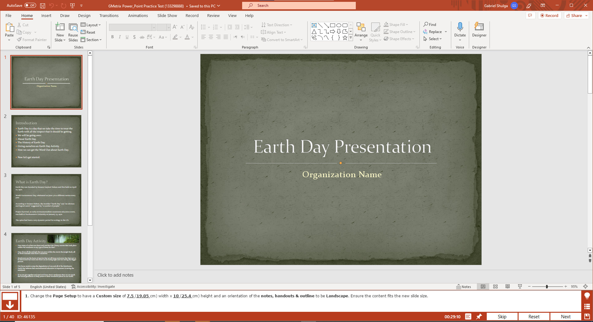 Create and manage presentations and slides