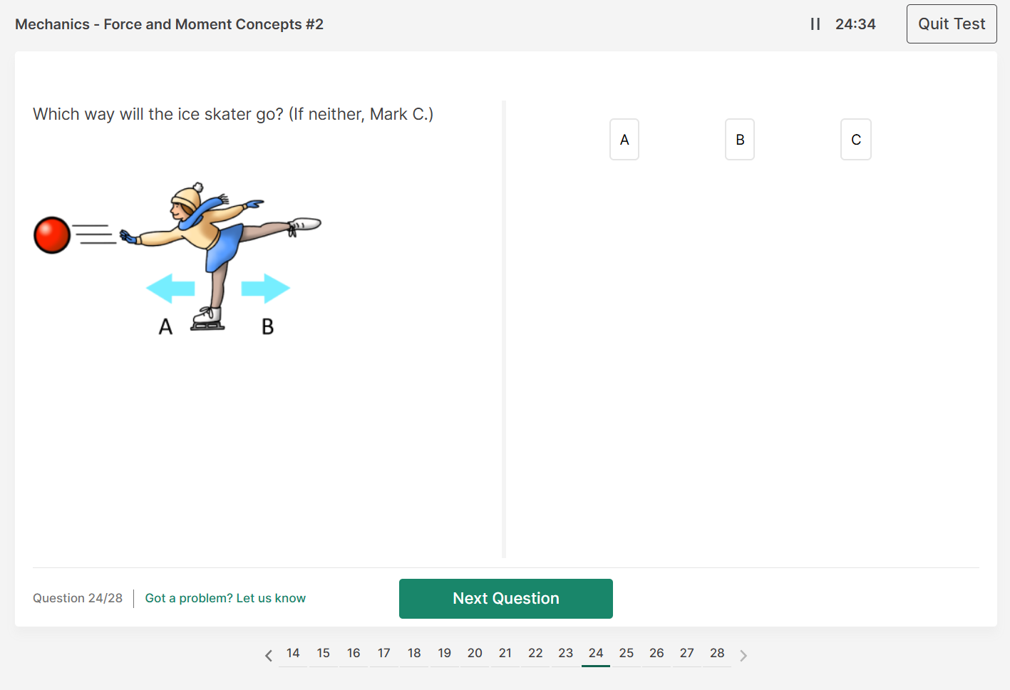 Mechanical Concepts Sample Question