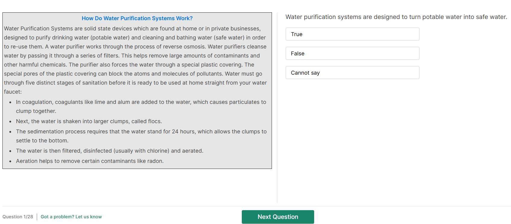 caseworker reading comprehension sample