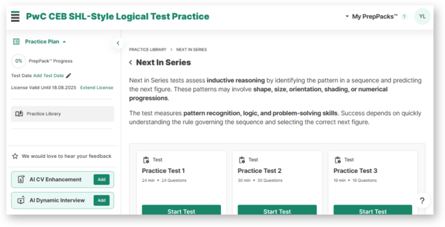 Study Platform Screenshot