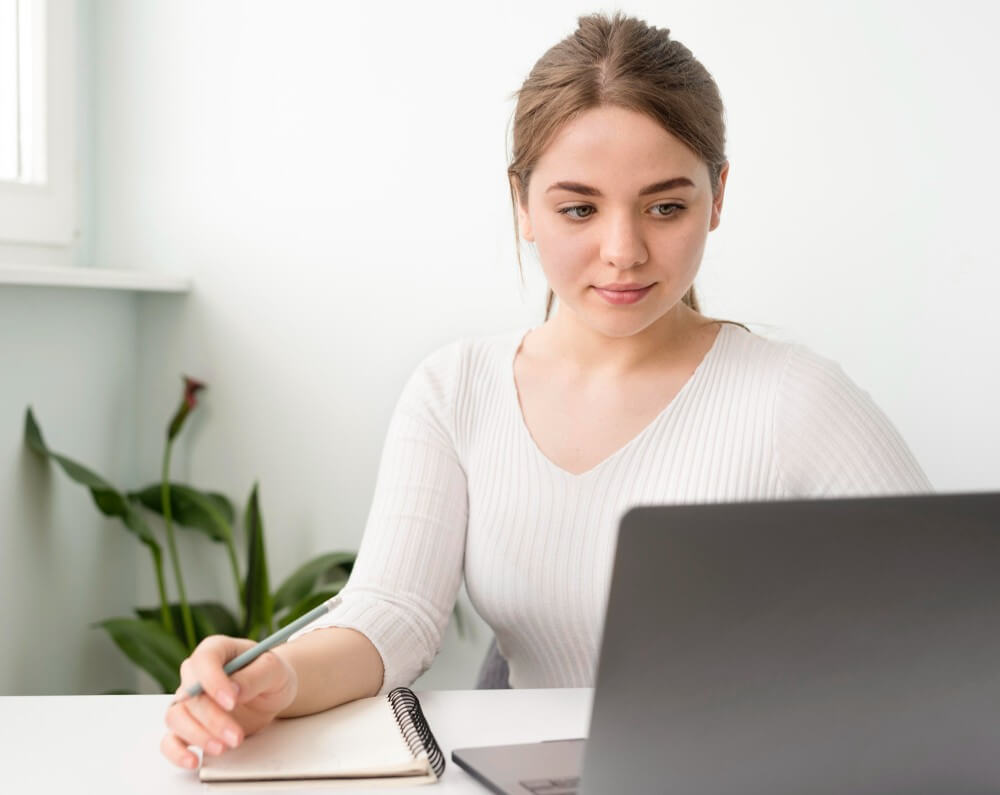 candidate taking employer test