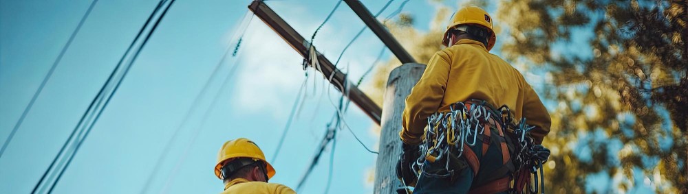 2 technicians power cable 