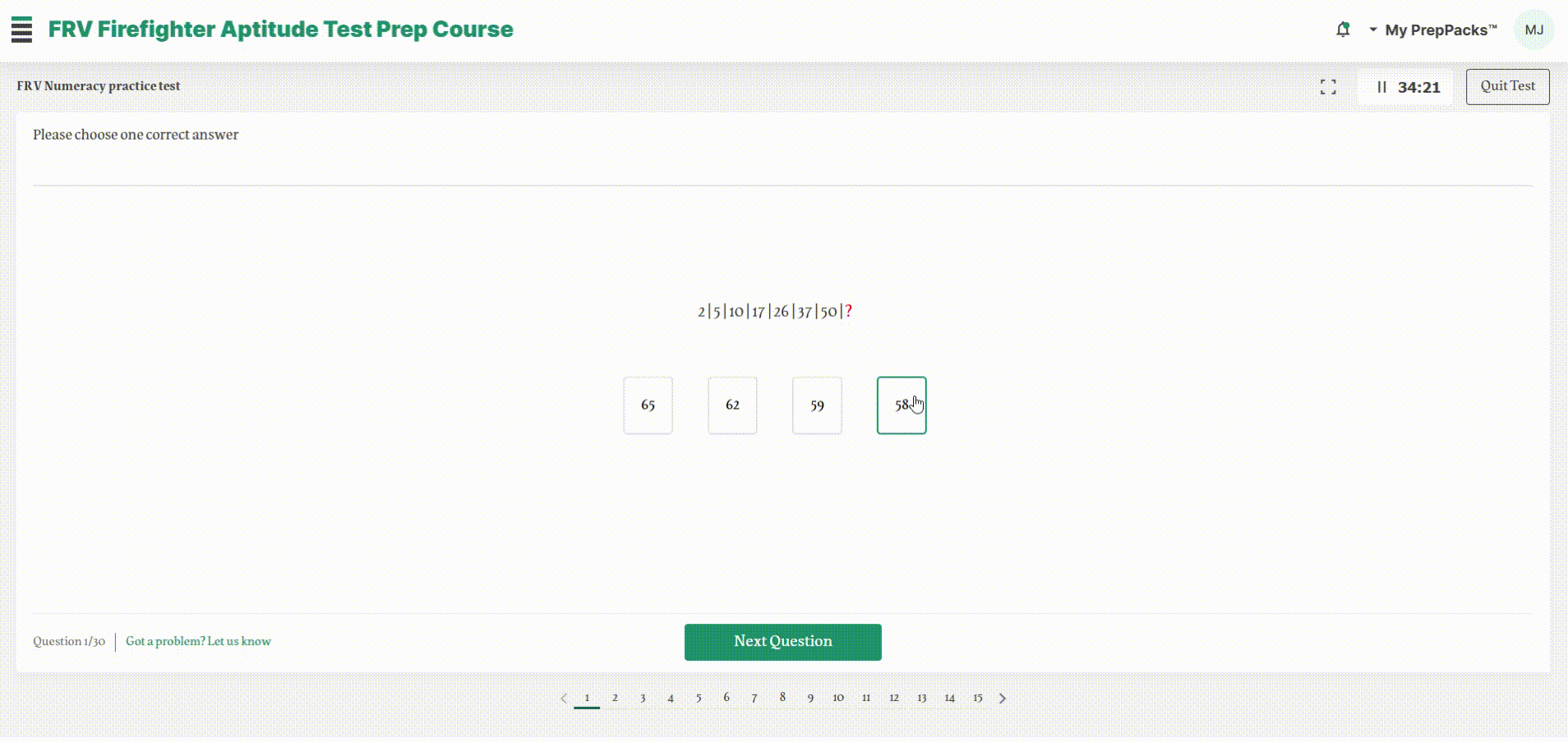 numerAcy FRVtest preview 