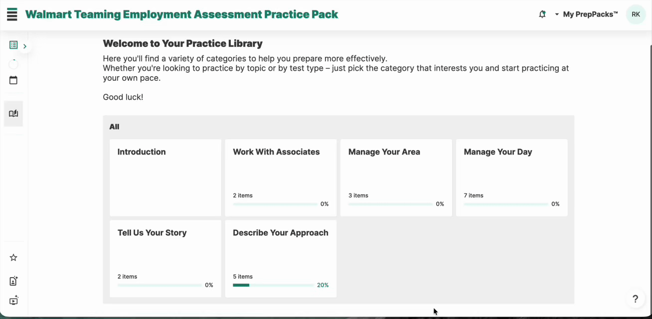 Walmart Team Lead Assessment PrepPack Sneak Peek