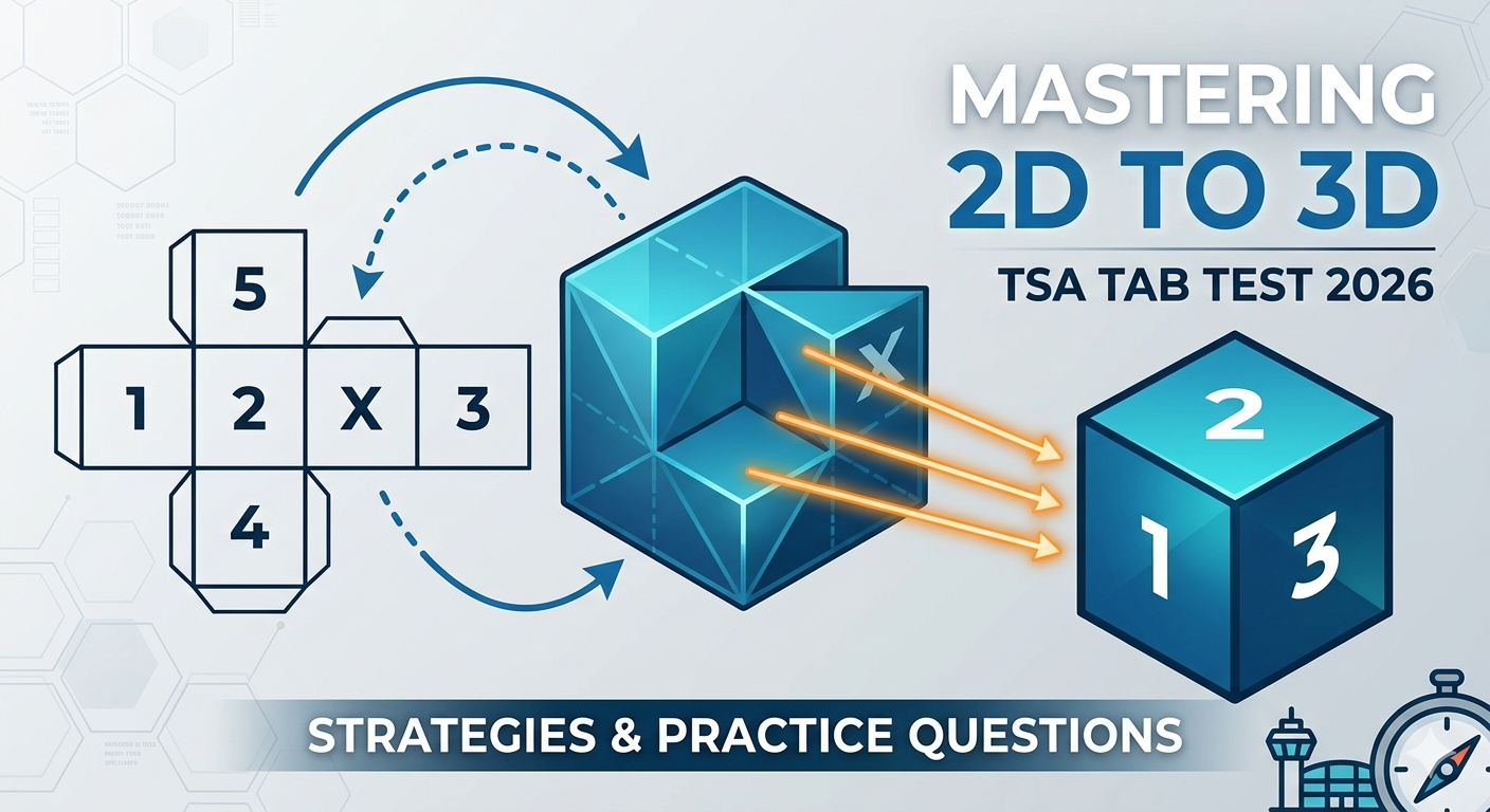 2D to 3D tab test for tsa