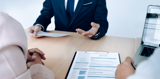 image of successful interviewing